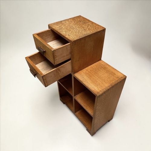 ART DECO STEPPED BOOKCASE BY BETTY JOEL - ADDITIONAL PHOTO 9
