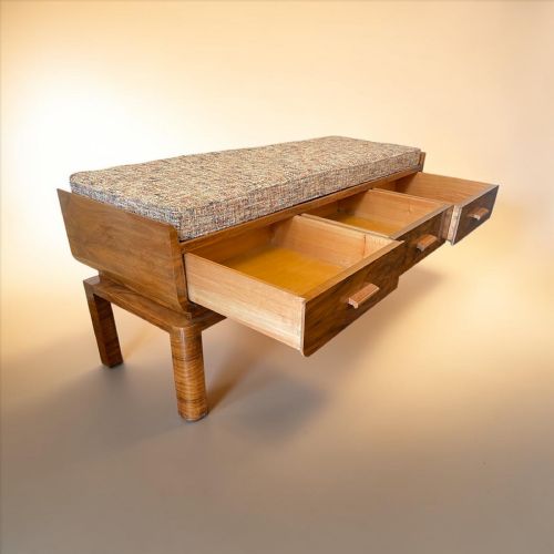 ART DECO BENCH - ADDITIONAL PHOTO 4