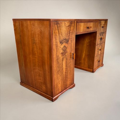 Art Deco Pedestal Desk
