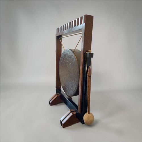 ART DECO FLOOR STANDING GONG - ADDITIONAL PHOTO 6