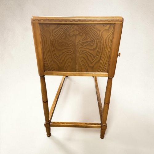 A FINE ART DECO SCANDINAVIAN CONSOLE TABLE IN ELM - ADDITIONAL PHOTO 8
