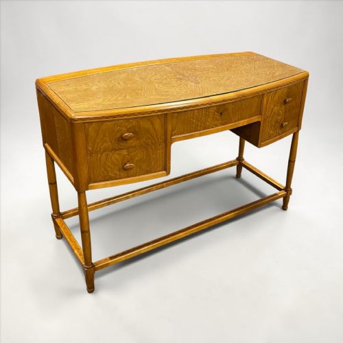 A FINE ART DECO SCANDINAVIAN CONSOLE TABLE IN ELM - ADDITIONAL PHOTO 11