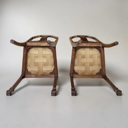 A PAIR OF ART DECO SIDEBEDROOM CHAIRS - ADDITIONAL PHOTO 8