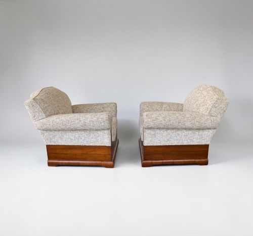 A PAIR OF ART DECO LOUNGE CHAIRS - ADDITIONAL PHOTO 8