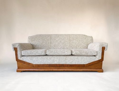 art deco sofa - CATEGORY: ANTIQUE SOFAS - DATED 1930