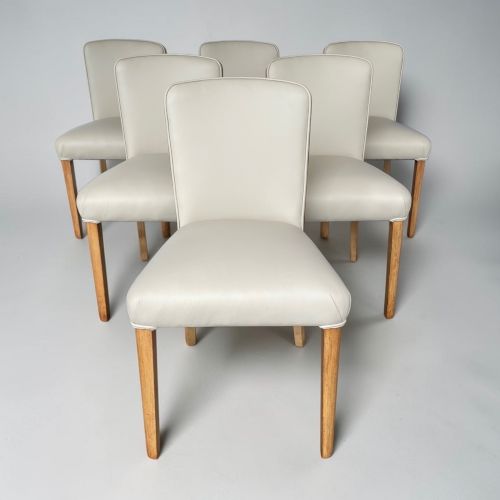 ART DECO DINING TABLE AND SIX CHAIRS BY HARRY AND LOU EPSTEIN - ADDITIONAL PHOTO 3