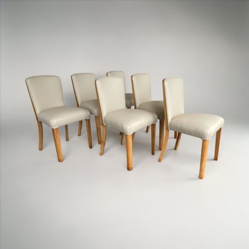 ART DECO DINING TABLE AND SIX CHAIRS BY HARRY AND LOU EPSTEIN - ADDITIONAL PHOTO 6