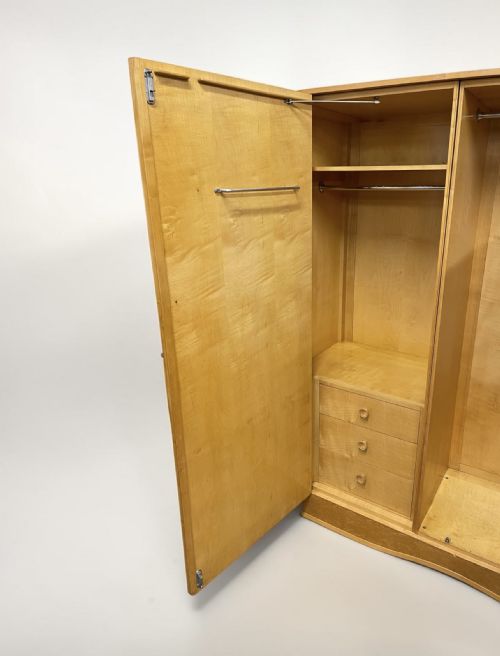 ART DECO TRIPLE WARDROBE - ADDITIONAL PHOTO 4