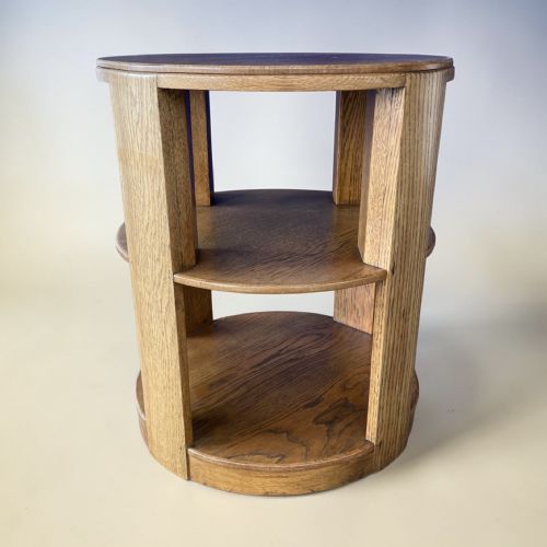 ART DECO REVOLVING LIBRARY BOOKCASE - ADDITIONAL PHOTO 1