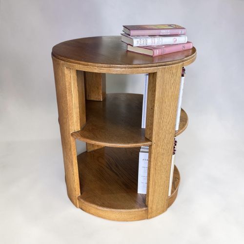 ART DECO REVOLVING LIBRARY BOOKCASE - ADDITIONAL PHOTO 8