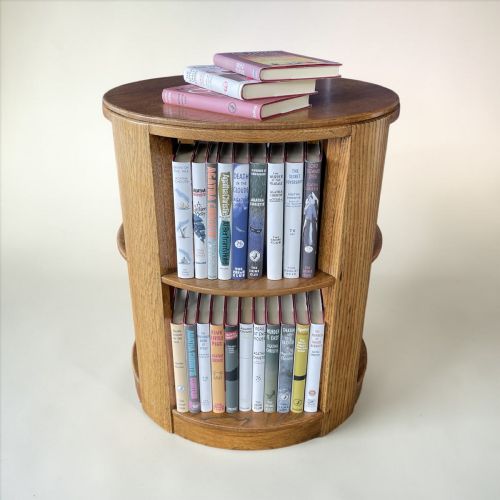 ART DECO REVOLVING LIBRARY BOOKCASE - ADDITIONAL PHOTO 10