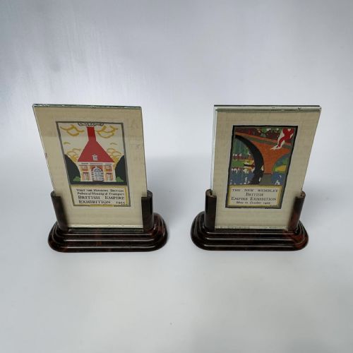A PAIR OF SMALL ART DECO PHOTO FRAMES - ADDITIONAL PHOTO 1