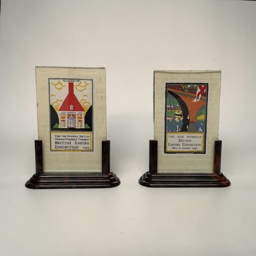A PAIR OF SMALL ART DECO PHOTO FRAMES - ADDITIONAL PHOTO 2