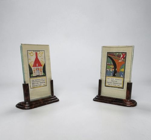 A PAIR OF SMALL ART DECO PHOTO FRAMES - ADDITIONAL PHOTO 3