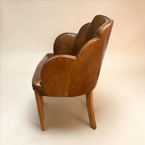 ART DECO CLOUD OCCASIONAL CHAIR BY HARRY AND LOU EPSTEIN - ADDITIONAL PHOTO 4