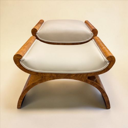 ART DECO STOOL BY HARRY AND LOU EPSTEIN - ADDITIONAL PHOTO 1
