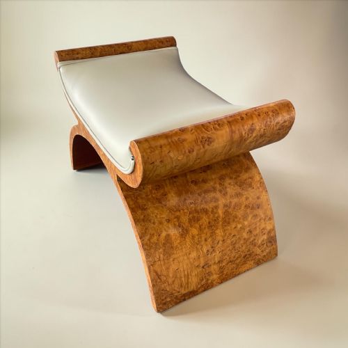 ART DECO STOOL BY HARRY AND LOU EPSTEIN - ADDITIONAL PHOTO 5