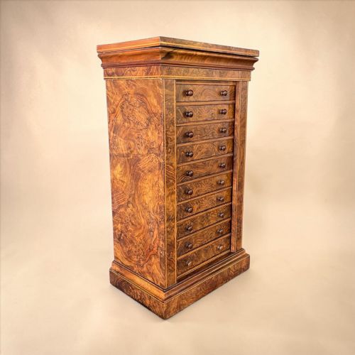 A Fine Victorian Wellington Chest