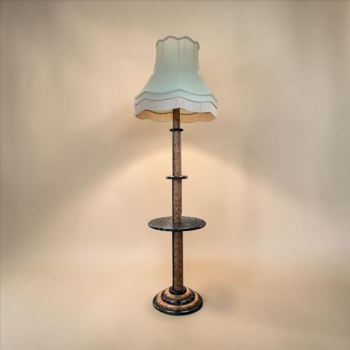 A Solid Marble Standard Lamp Table