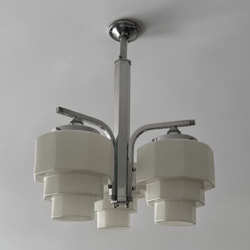 A Quality Art Deco Ceiling Light