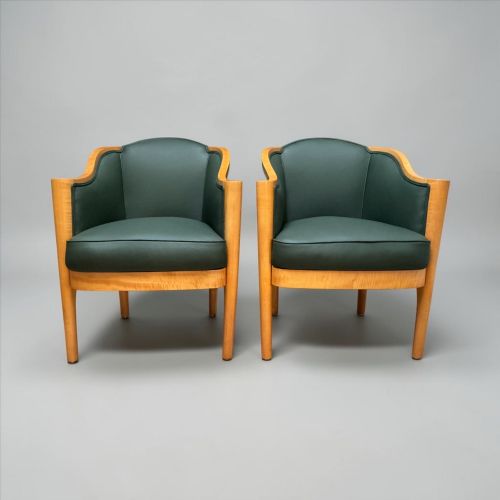 Art Deco Pair of Occasional Chairs by Maurice Adams.