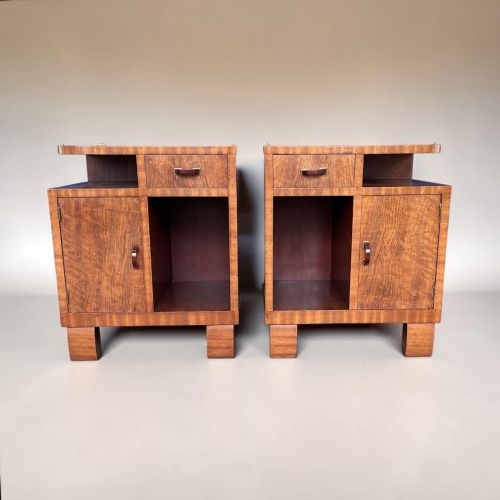 A pair of Art Deco Bedside Tables