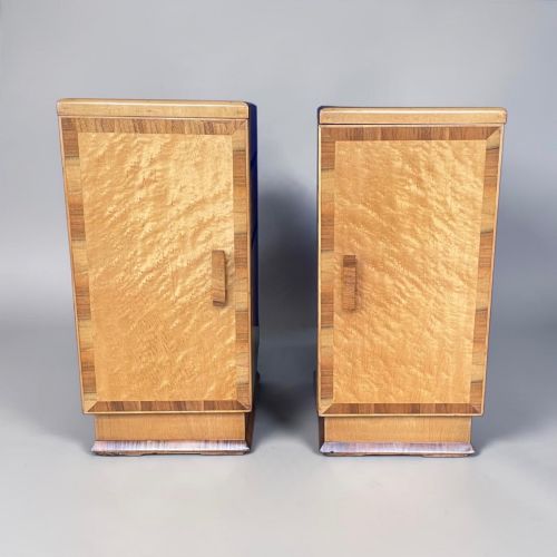A Pair of Art Deco Bedside Tables