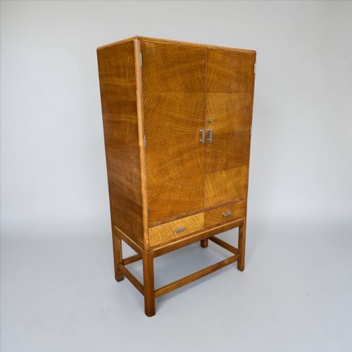 A Superb Art Deco Cabinet on Stand by Heals