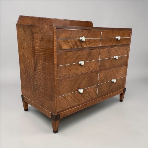 A Quality Art Deco Chest of Drawers by Bath Cabinet Makers