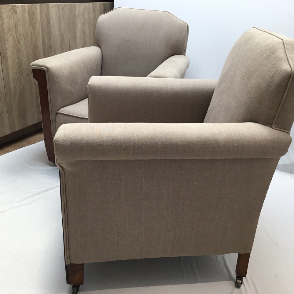 A Pair of French Art Deco Armchairs.