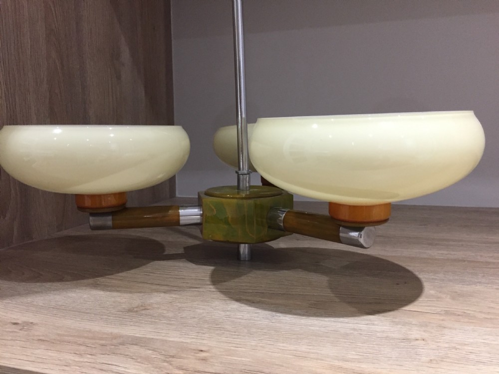 A Superb Art Deco Ceiling Light