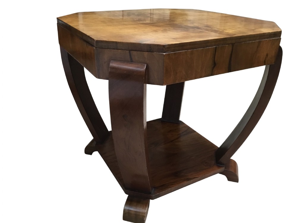 An Art Deco Walnut Occassional Table View II
