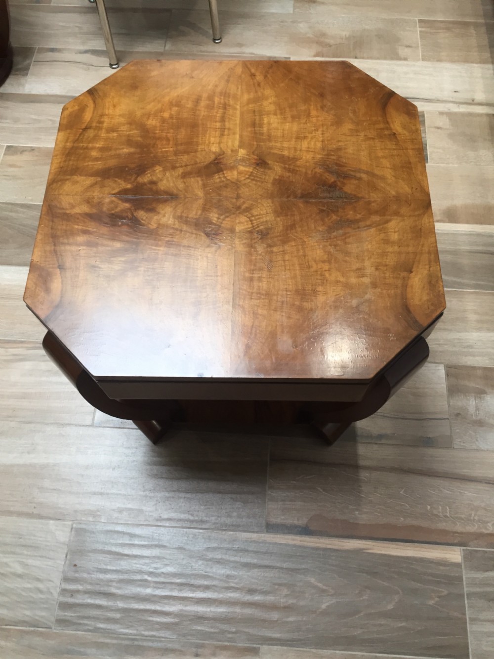 An Art Deco Walnut Occassional Table View III