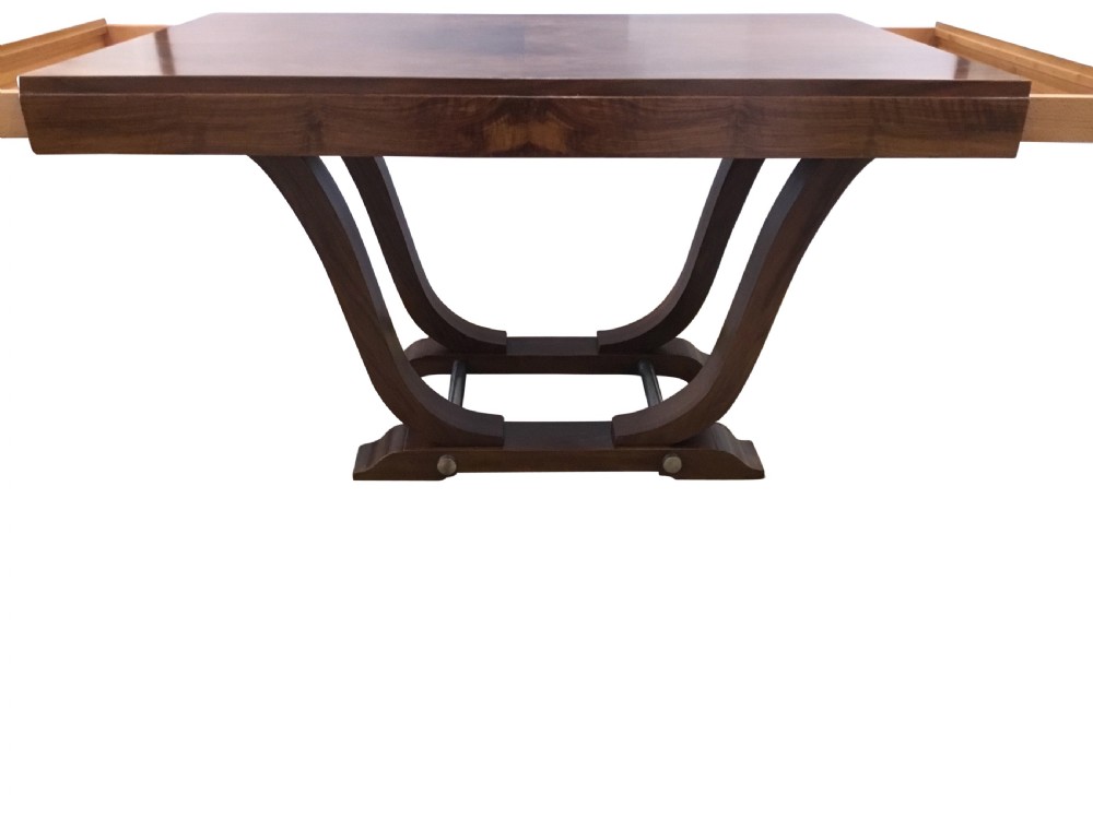 A French Art Dining Room Table and Six Chairs View III