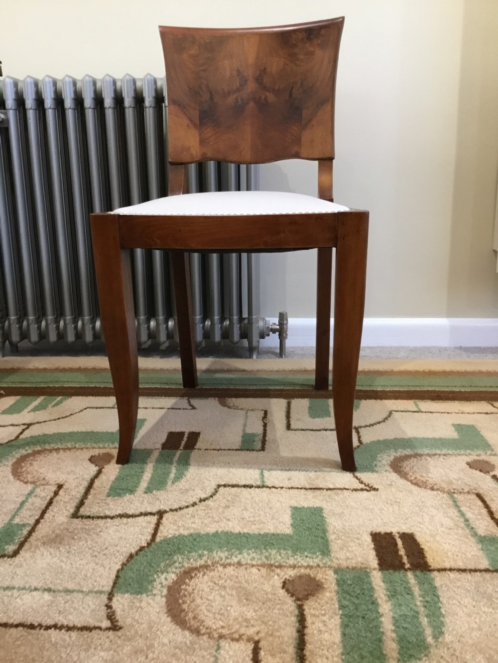 A French Art Dining Room Table and Six Chairs View VII
