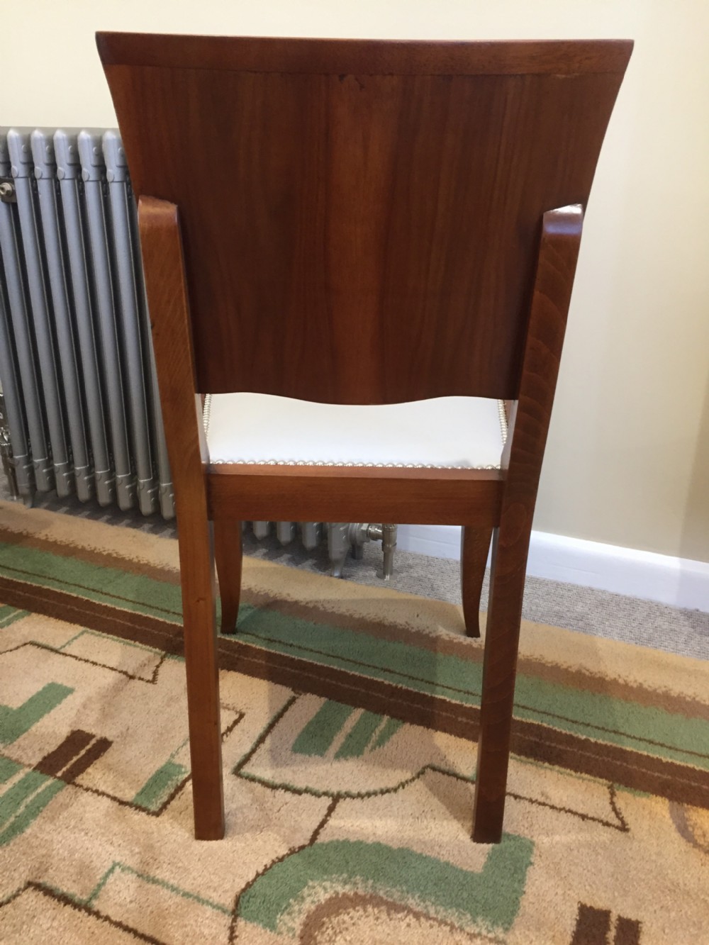 A French Art Dining Room Table and Six Chairs View X