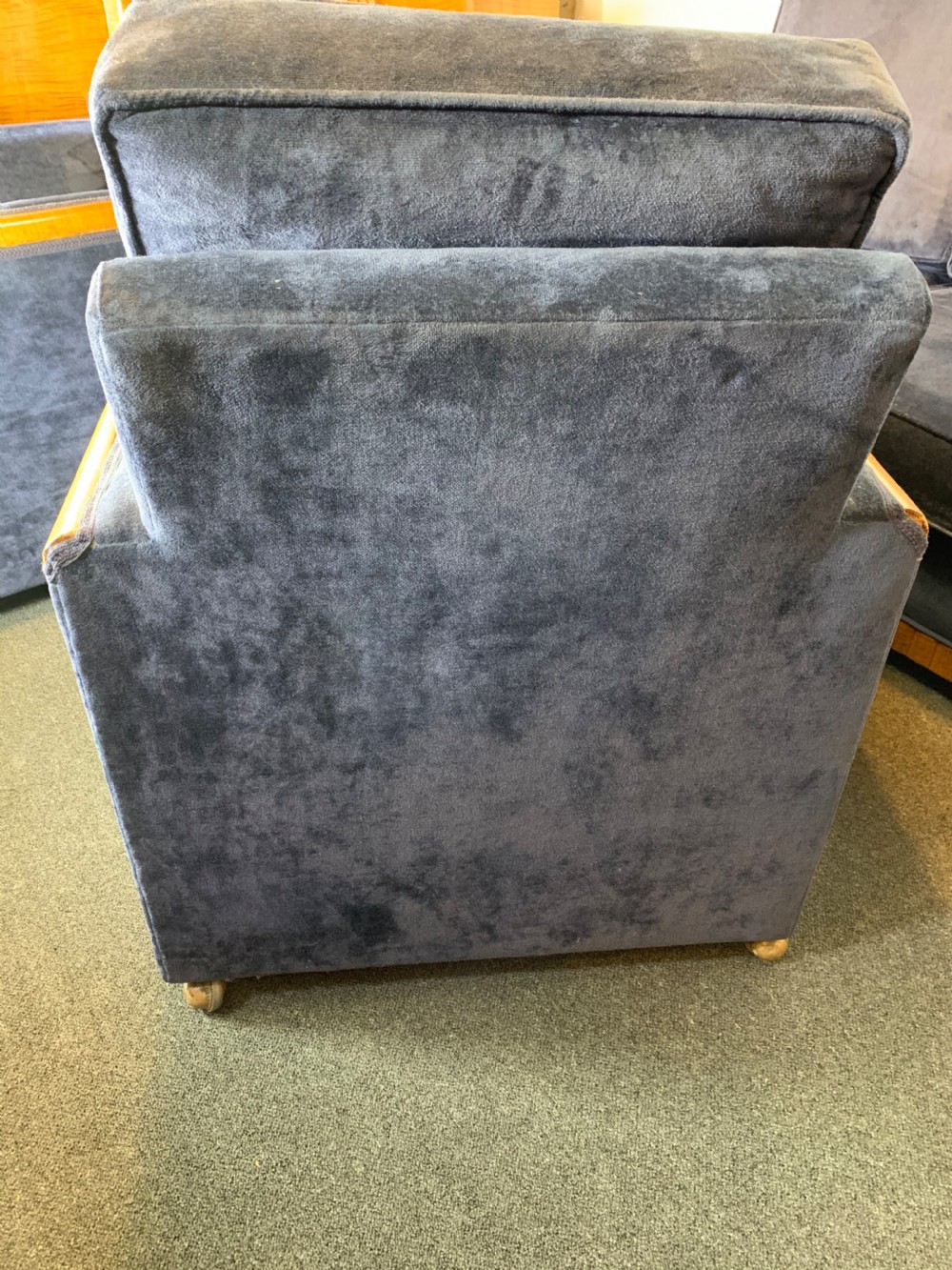 Art Deco Three Piece Suite for Reupholstery  View VII