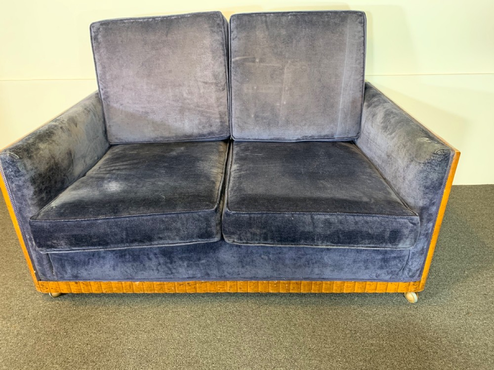 Art Deco Three Piece Suite for Reupholstery  View VIII