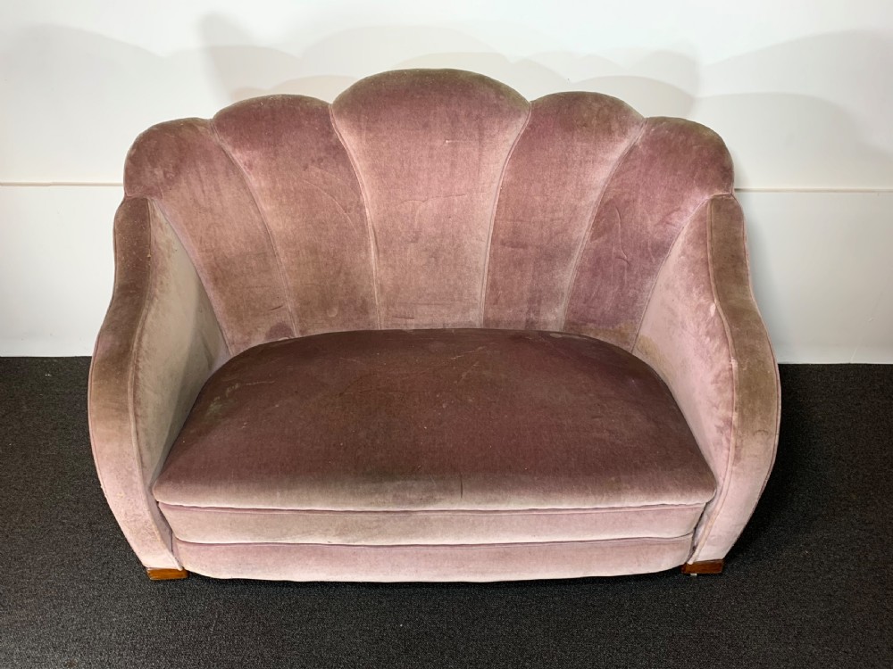 Art Deco Sofa for Reupholstery View VII