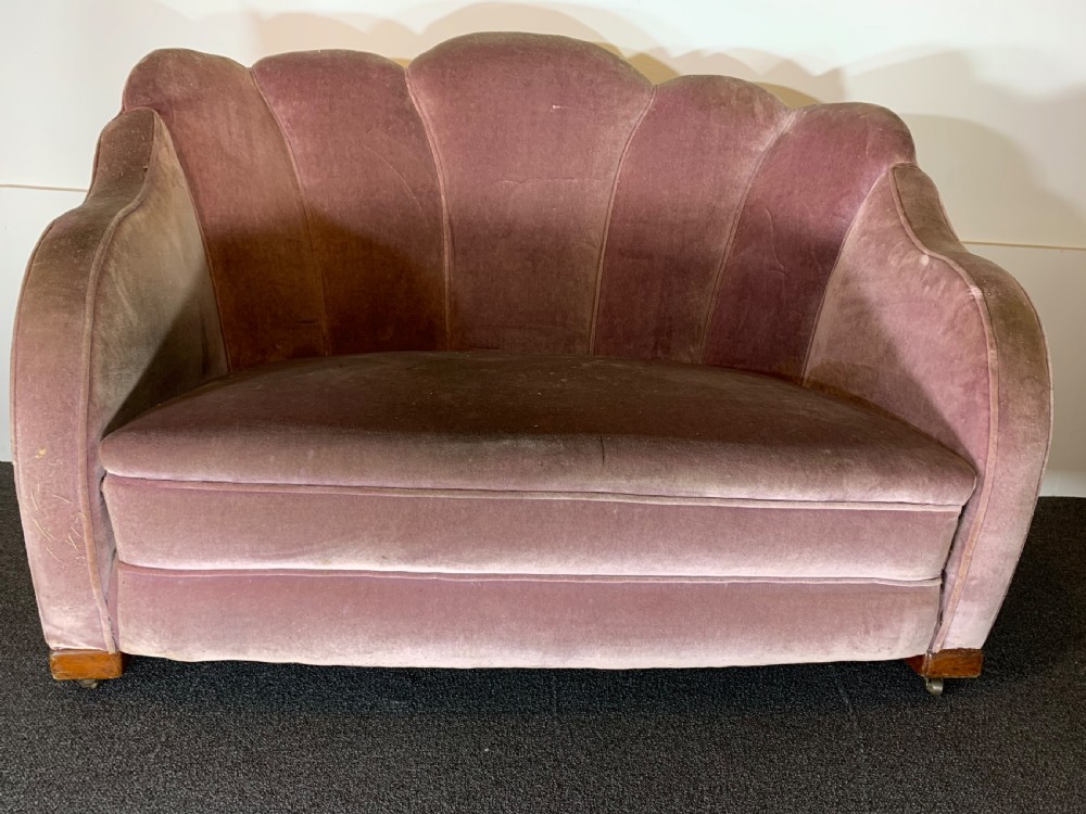 Art Deco Sofa for Reupholstery View VIII