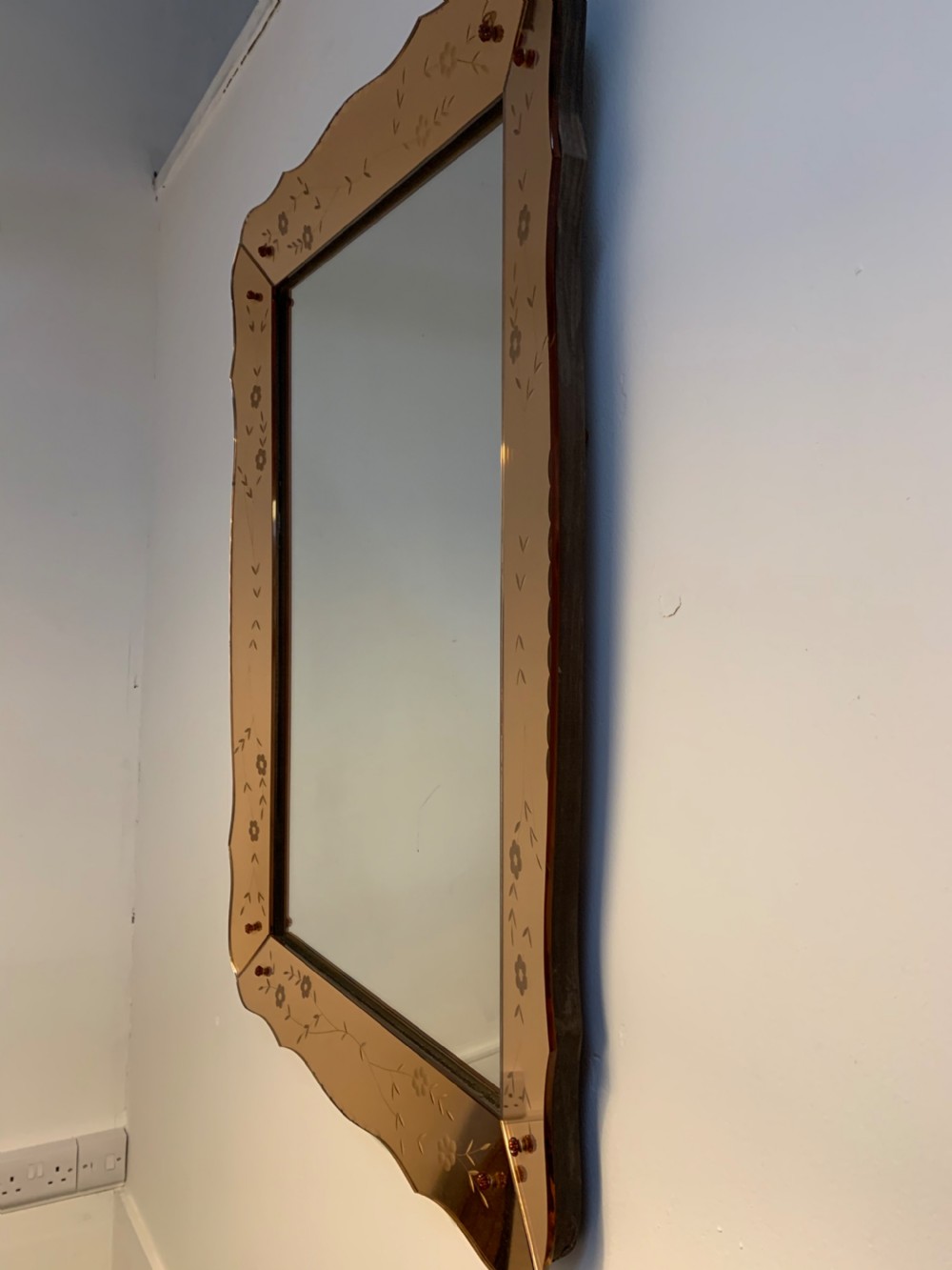 Large Art Deco Mirror View IV