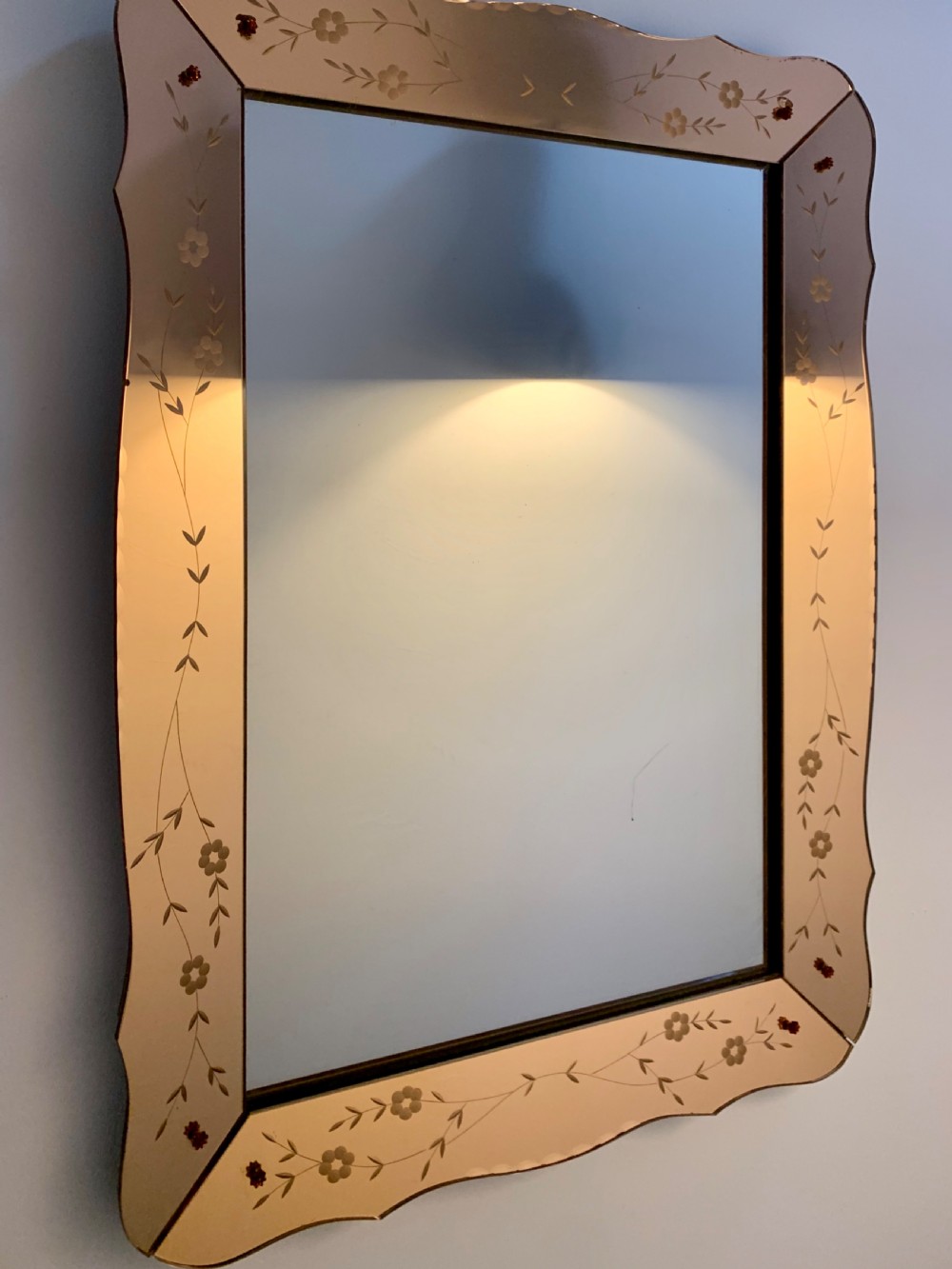 Large Art Deco Mirror View VI