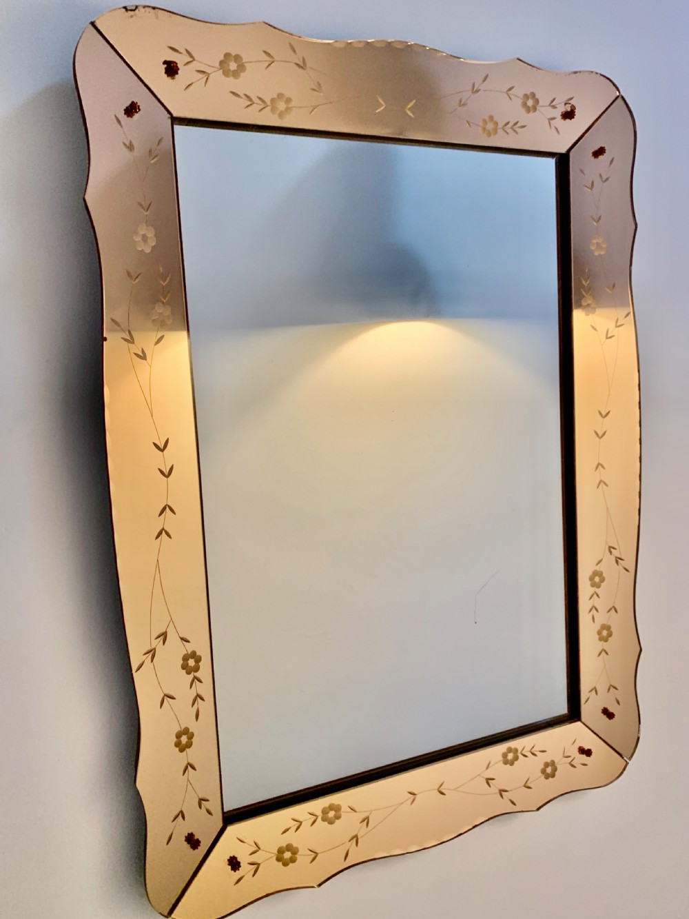 Large Art Deco Mirror View VII
