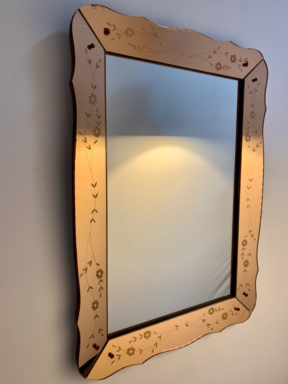 Large Art Deco Mirror View VIII