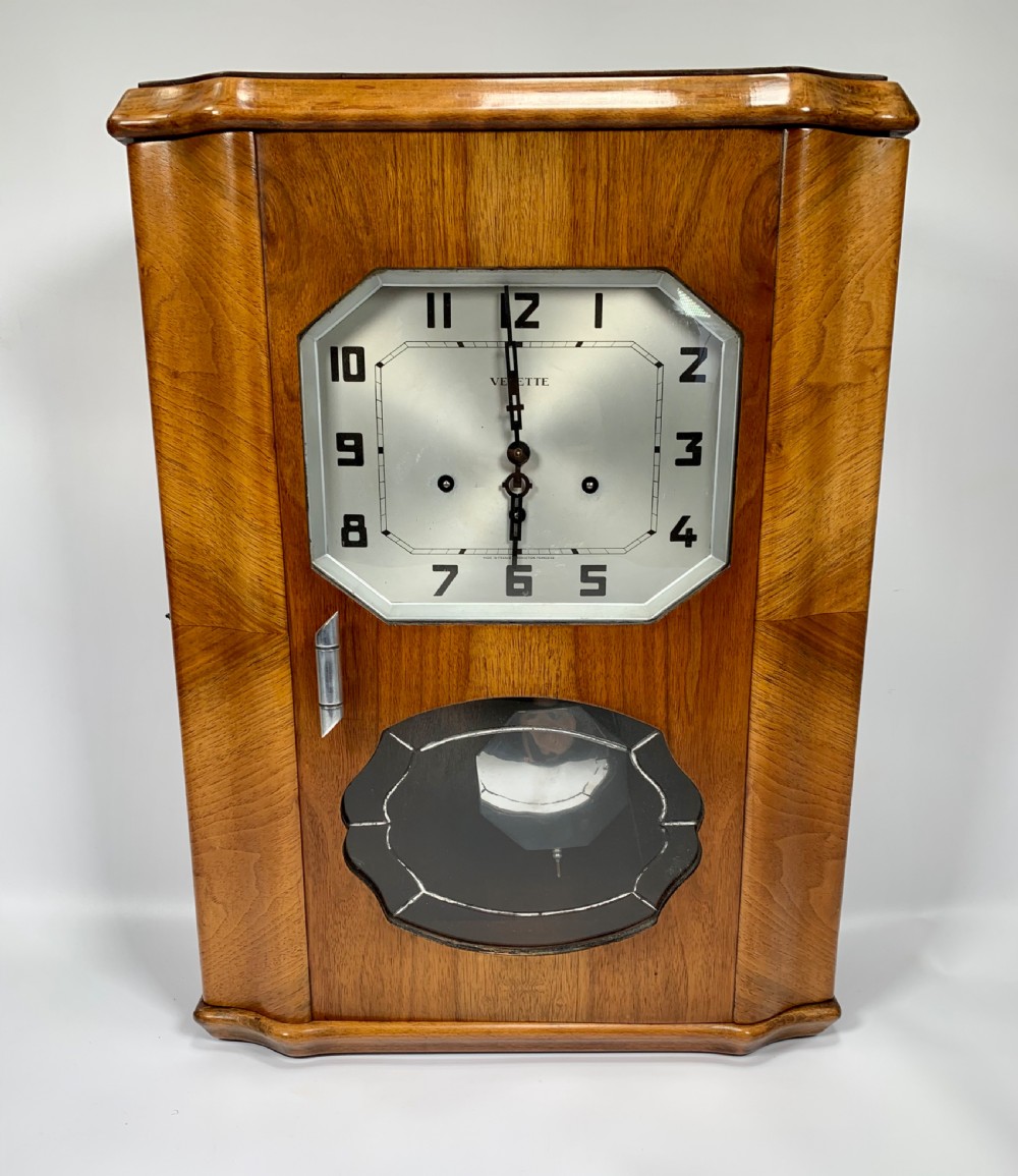 Art Deco Wall Clock View II