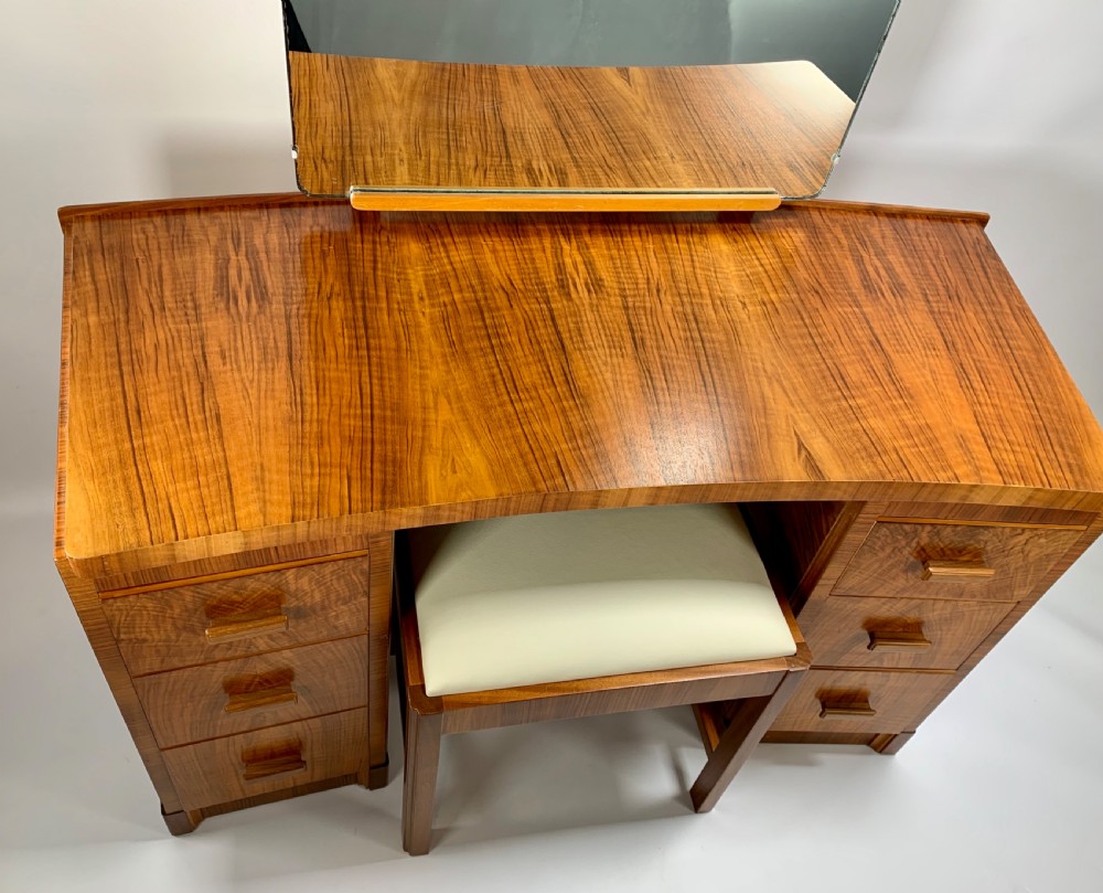 Art Deco Dressing Table and Stool View III
