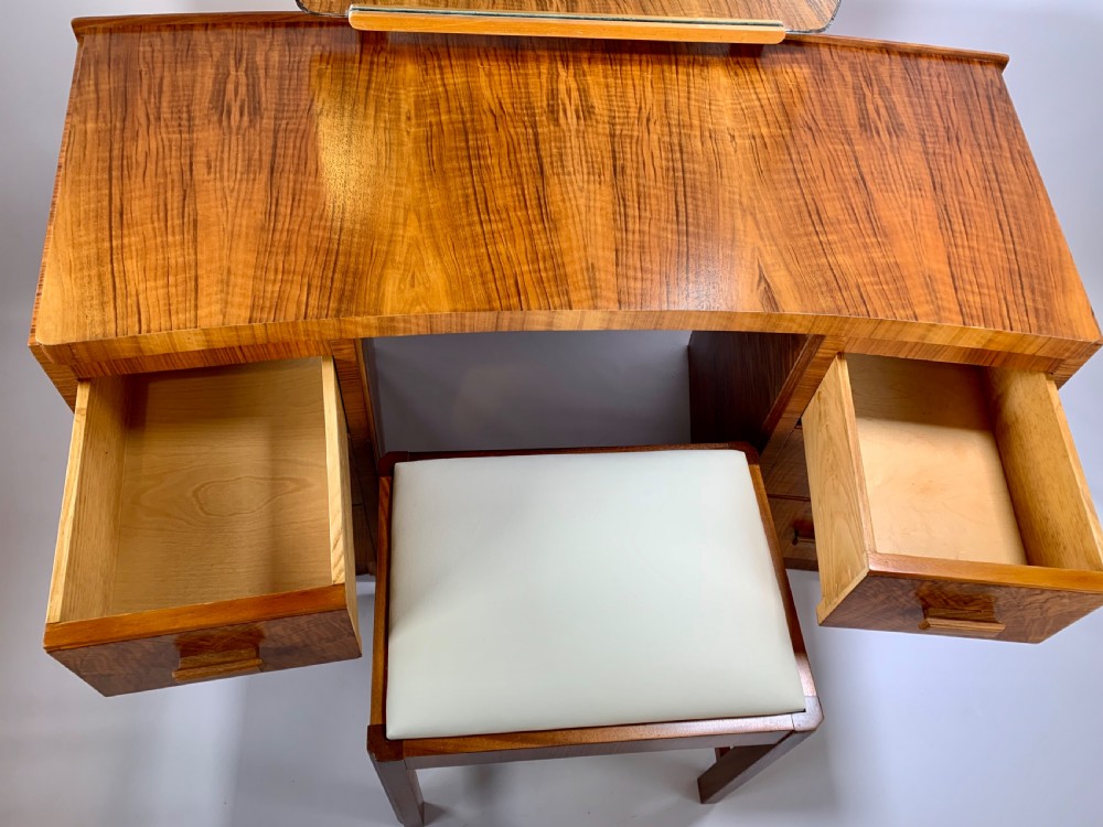 Art Deco Dressing Table and Stool View V