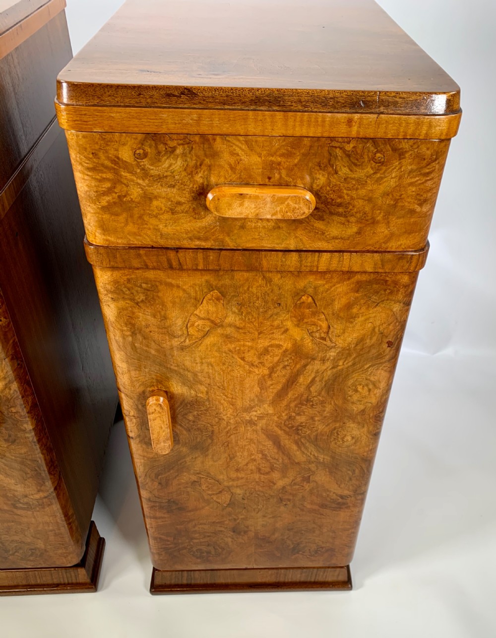 A Pair of Art Deco Bedside Cabinets View III