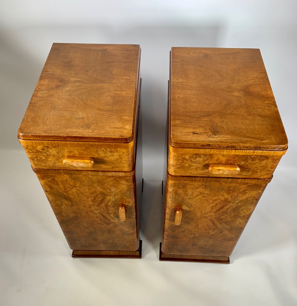 A Pair of Art Deco Bedside Cabinets View IV