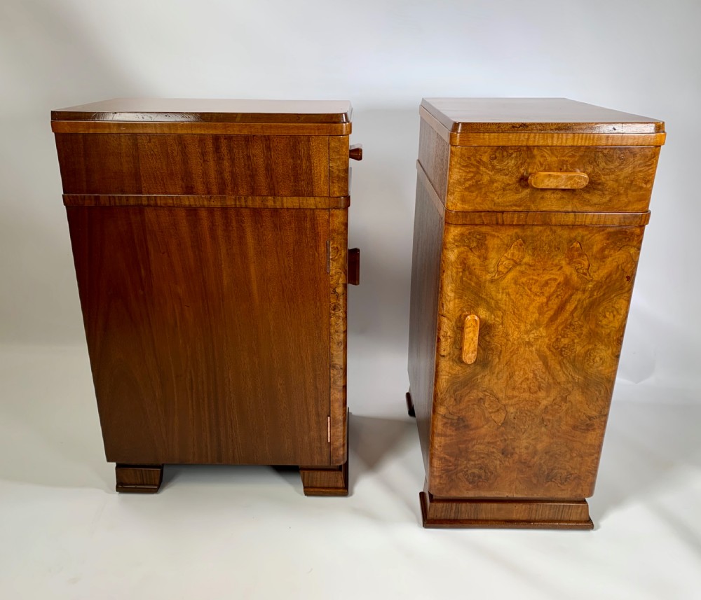 A Pair of Art Deco Bedside Cabinets View VIII